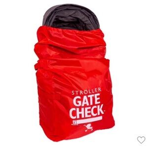 Red Stroller Gate Check Bag